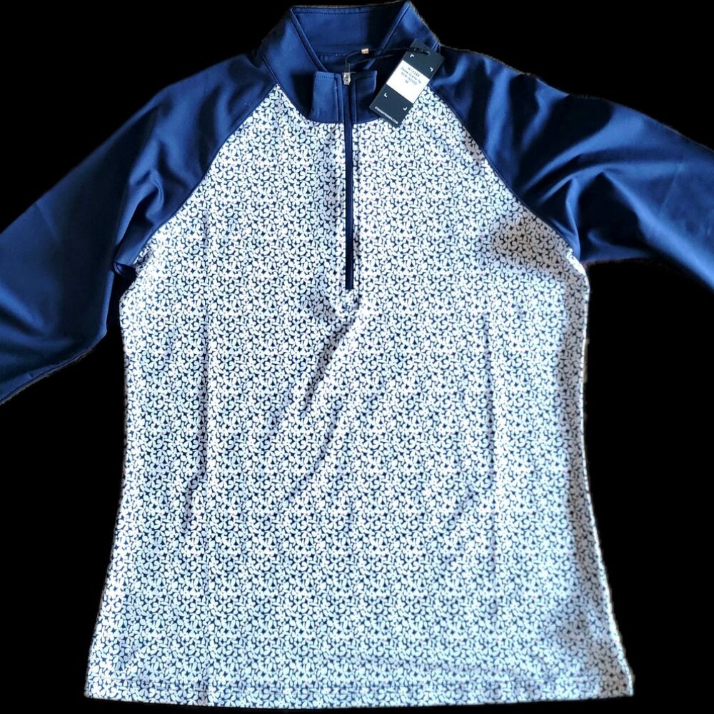 Straight Down Dottie Quarter Zip (M)